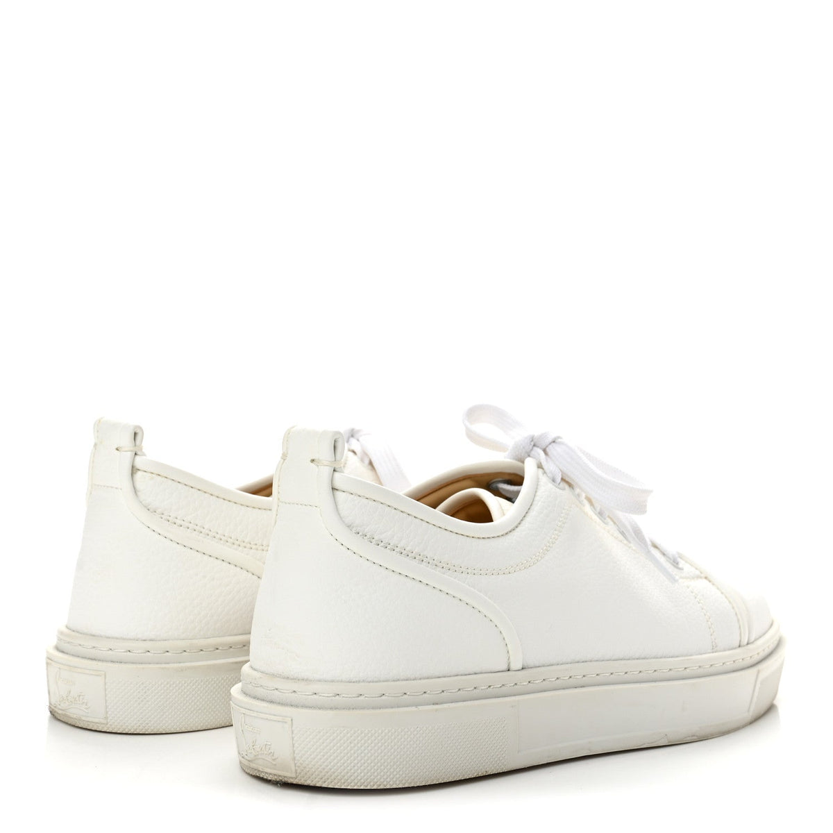 Calfskin Adolon Junior Low Top Sneaker 39 White