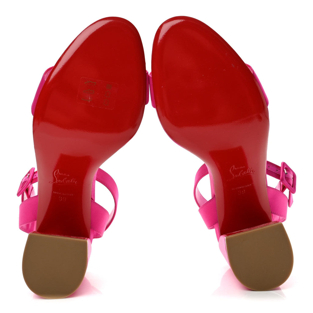 Satin Miss Sabina 85 Sandals 39 Holly Pink