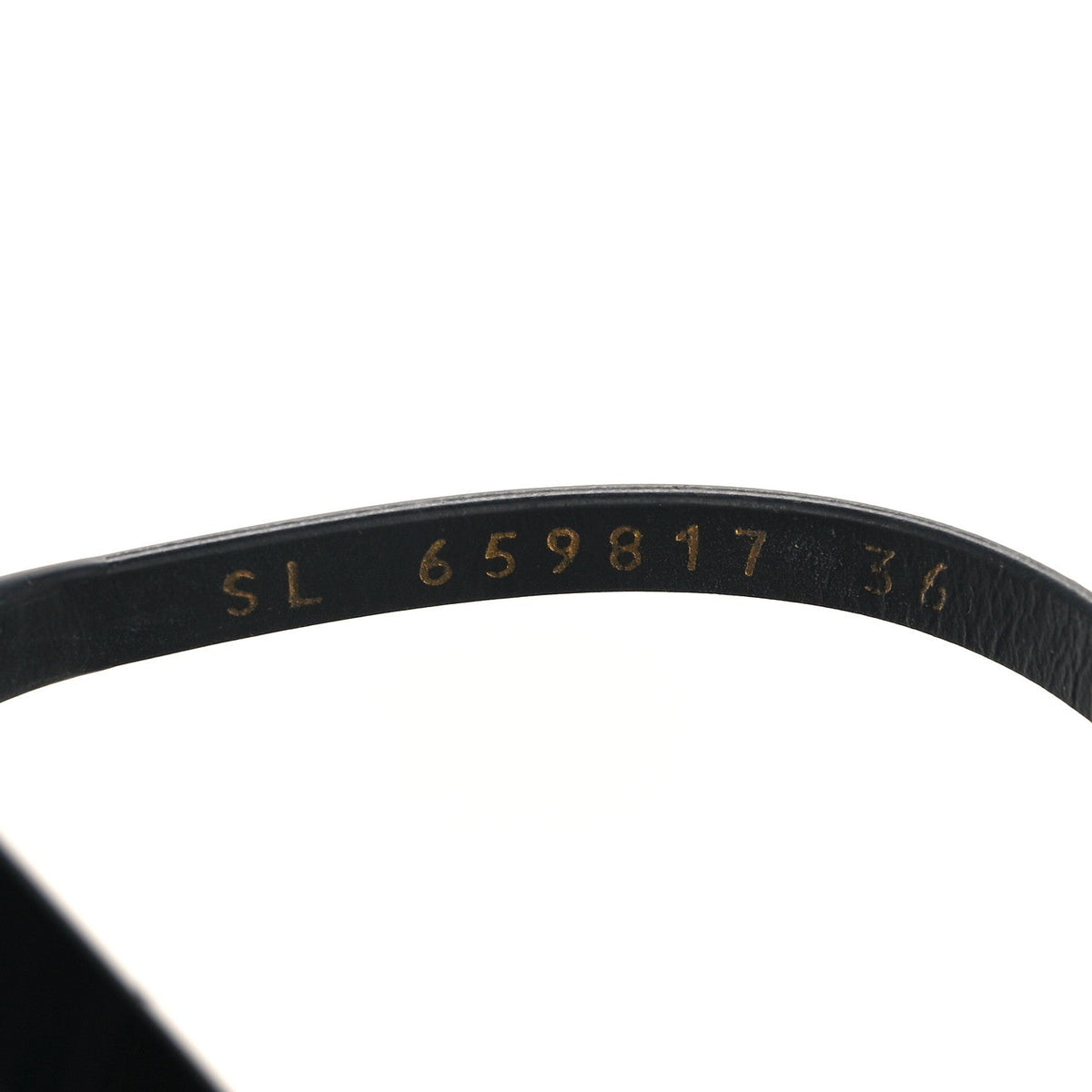 Patent Calfskin Cassandra Monogram Sandals 36 Black