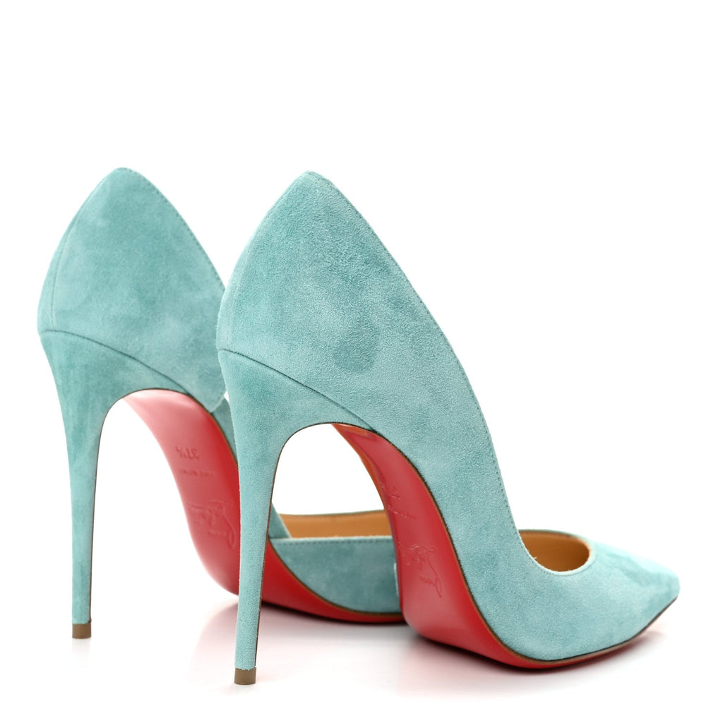 Suede Iriza 100 Pumps 37.5 Turquoise