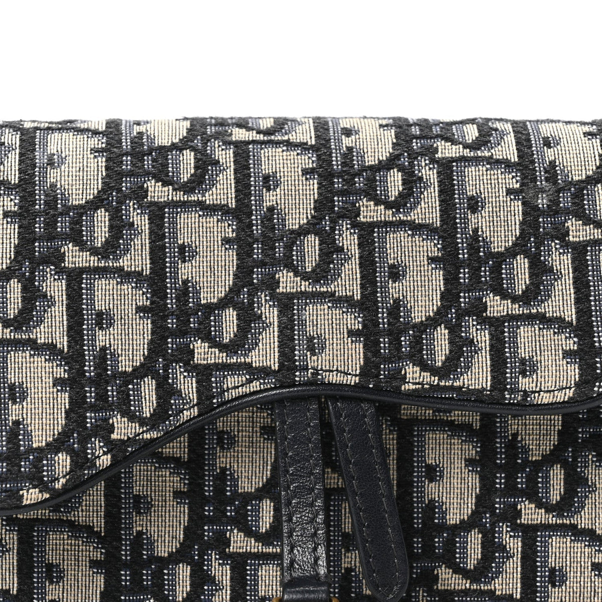 Oblique Saddle Belt Bag Blue