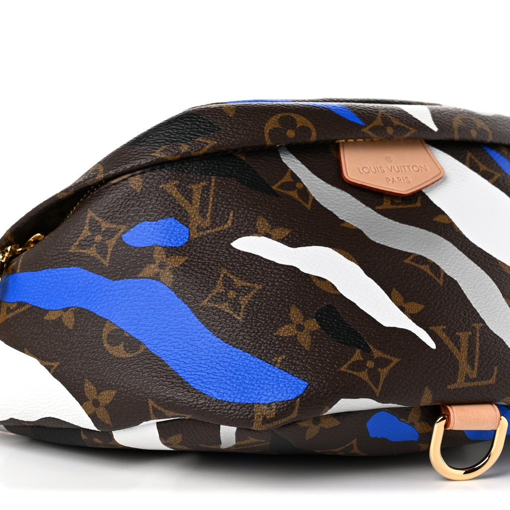 x LOL Monogram Bumbag Blue Silver