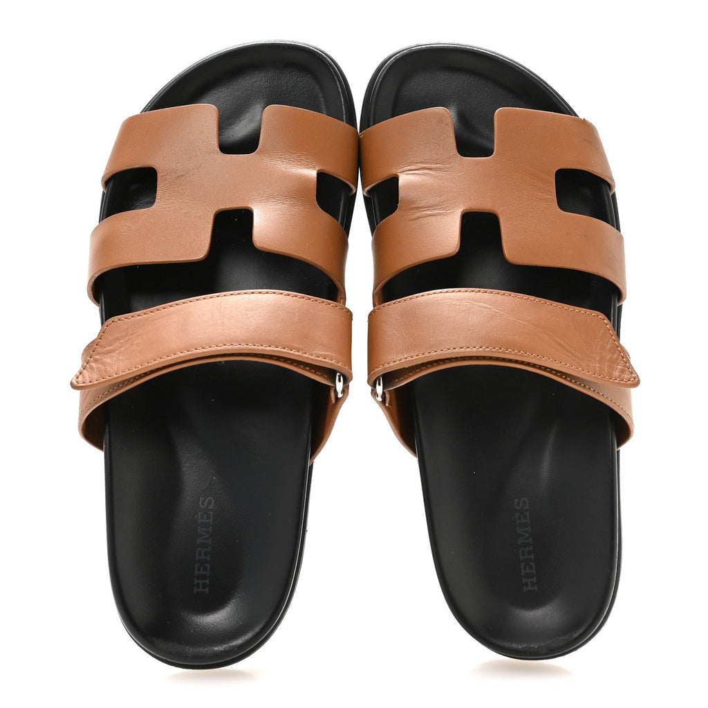 Calfskin Embroidered Womens Chypre Sandals 38 Natural