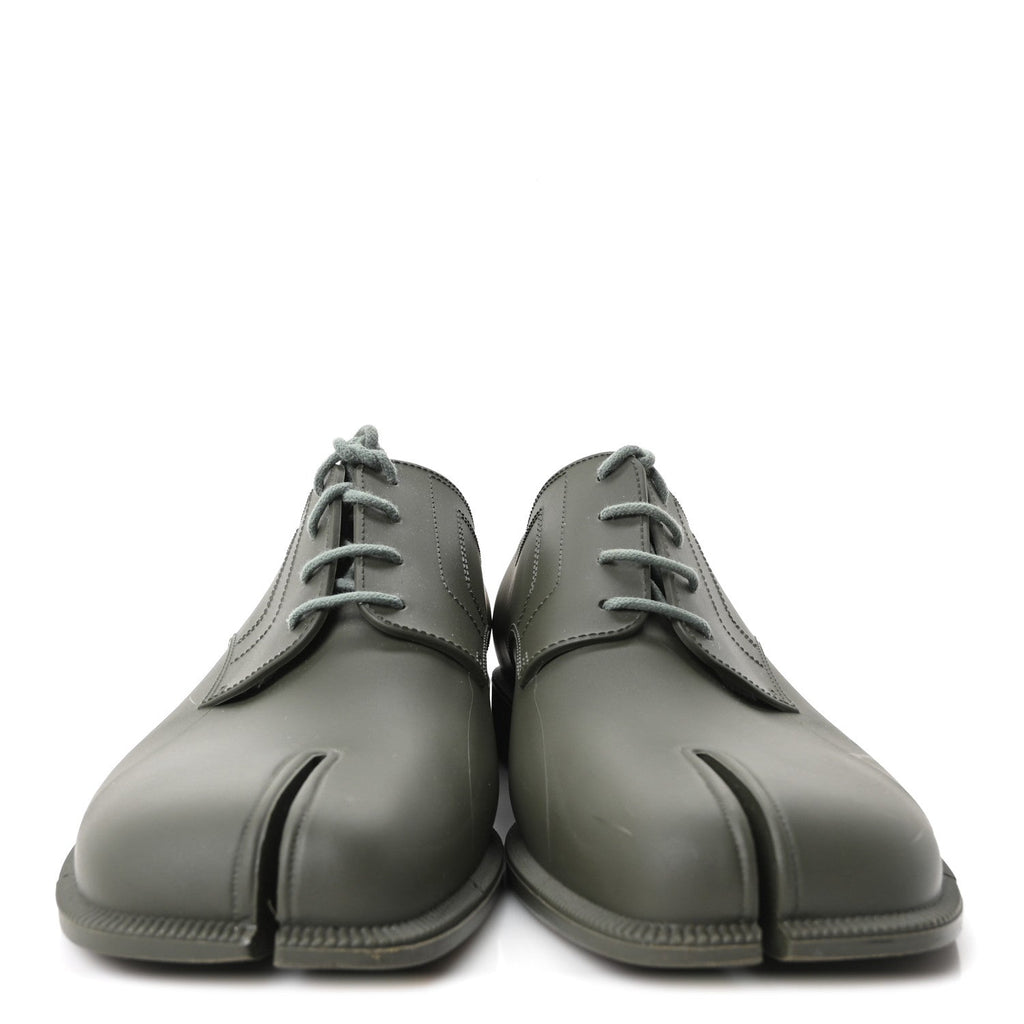 PVC Tabi Lace-Ups Derby 41 Green