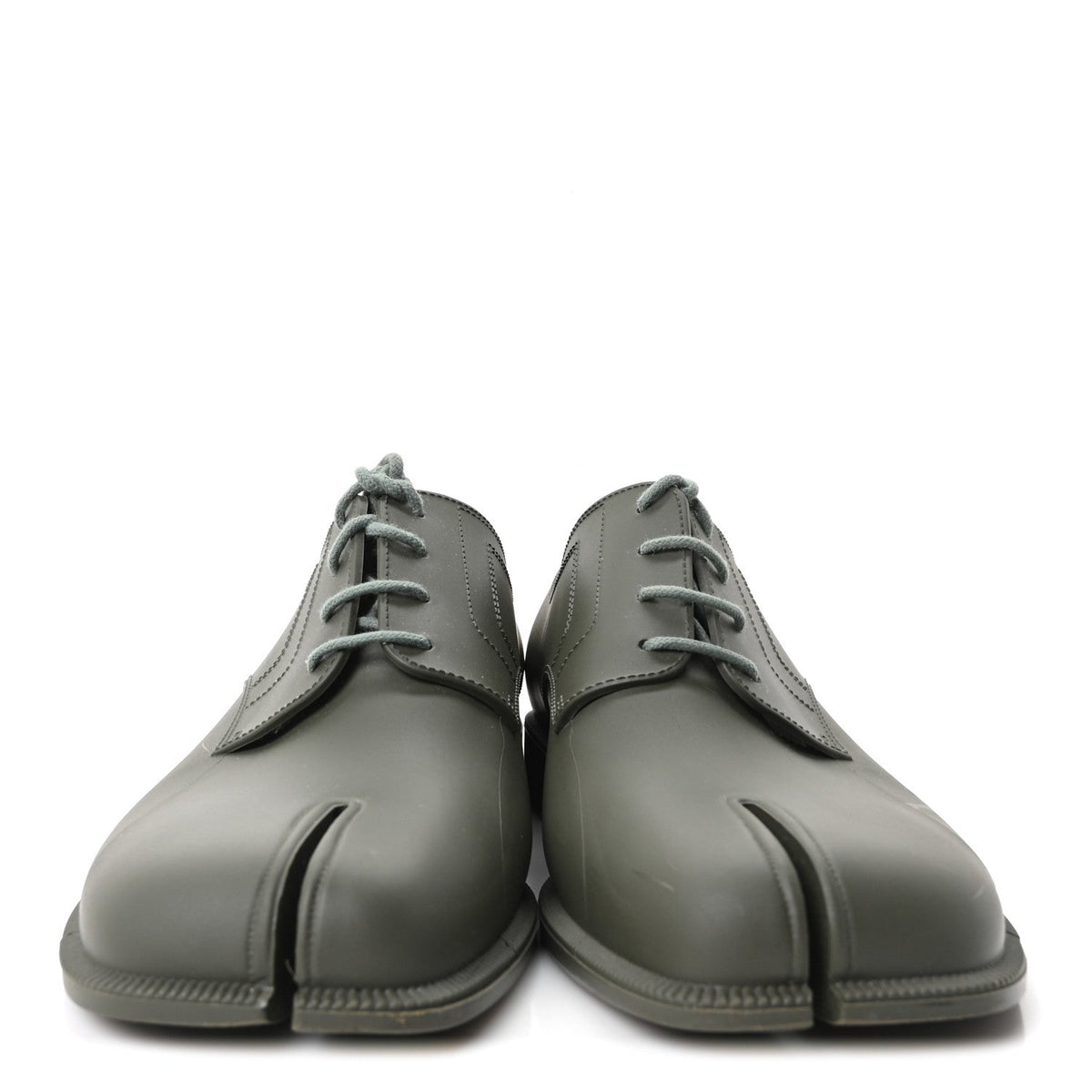 PVC Tabi Lace-Ups Derby 41 Green