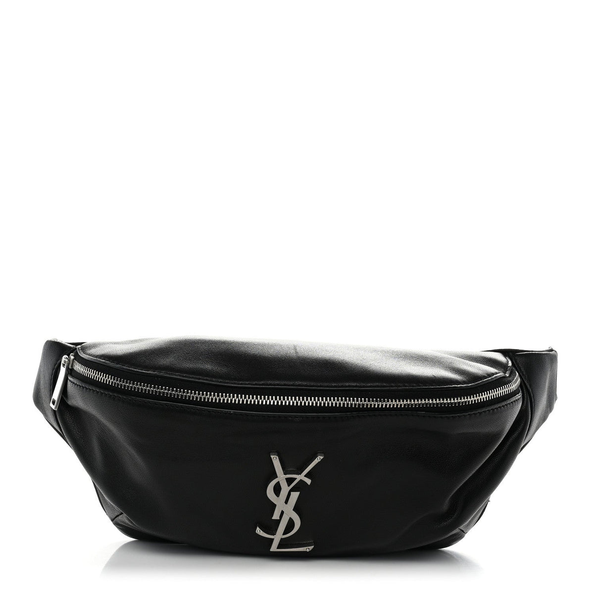 Lambskin Monogram Belt Bag Black