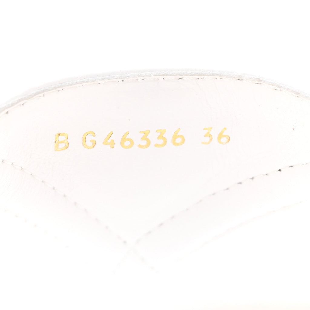 Lambskin Quilted Thong Espadrille Sandals 36 White