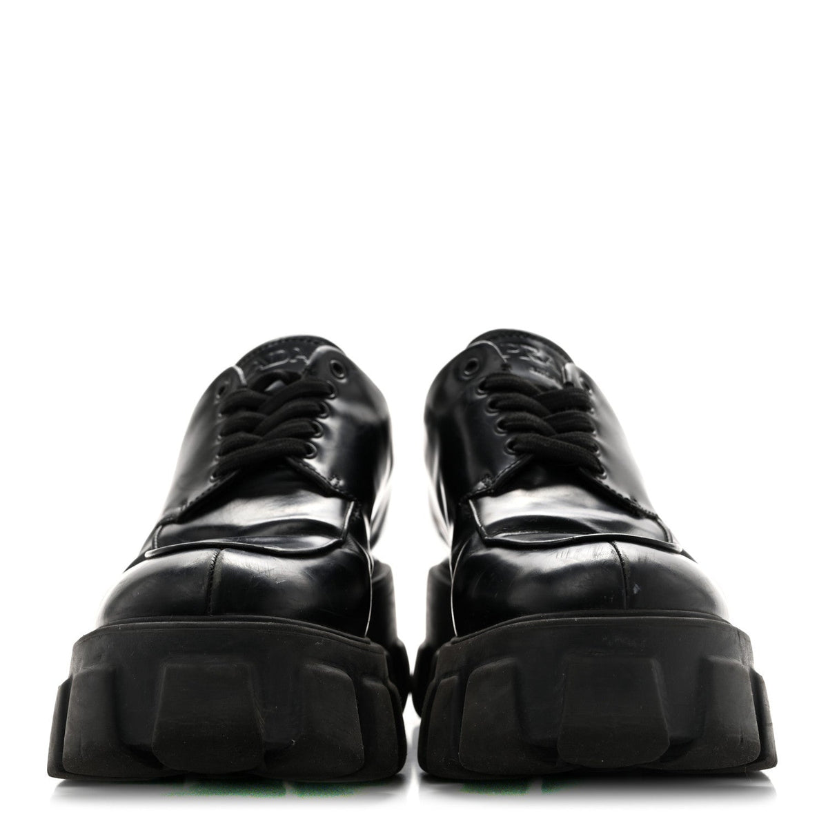 Spazzolato Rois Monolith 55mm Derby Loafers 38 Black