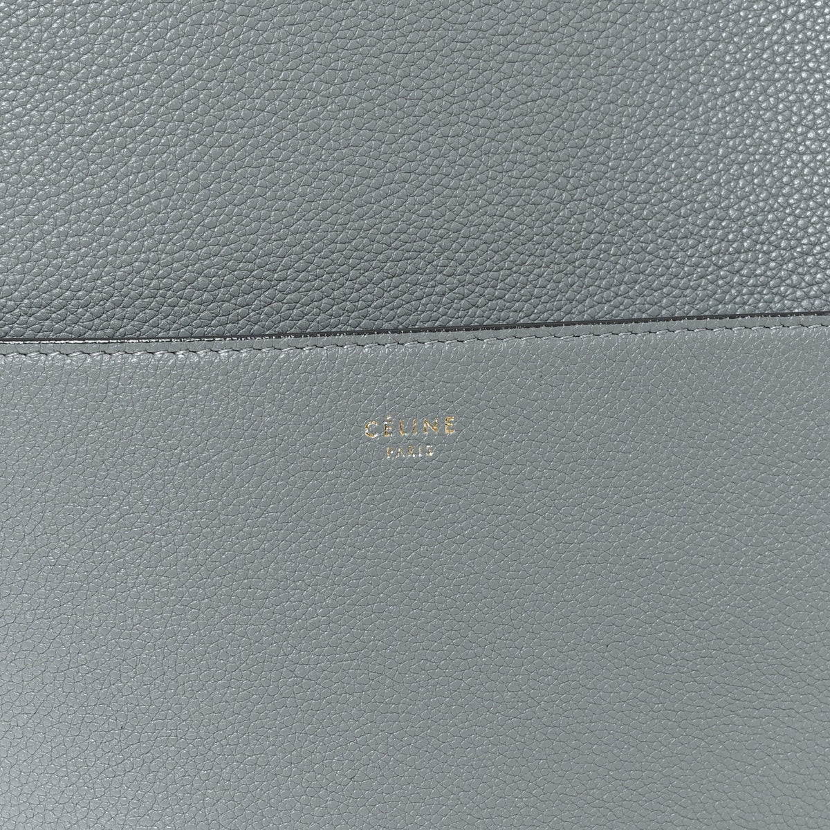 Soft Grained Calfskin Sangle Bucket Bag Storm