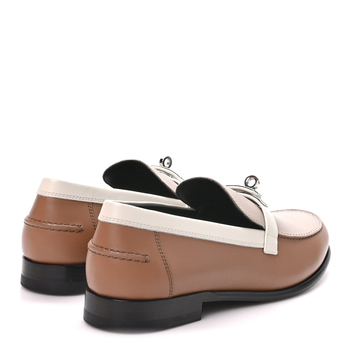 Calfskin Womens Destin Loafers 38.5 Rose Perle
