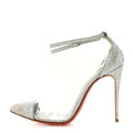 Glitter PVC Un Bout 100 Pumps 35 Silver