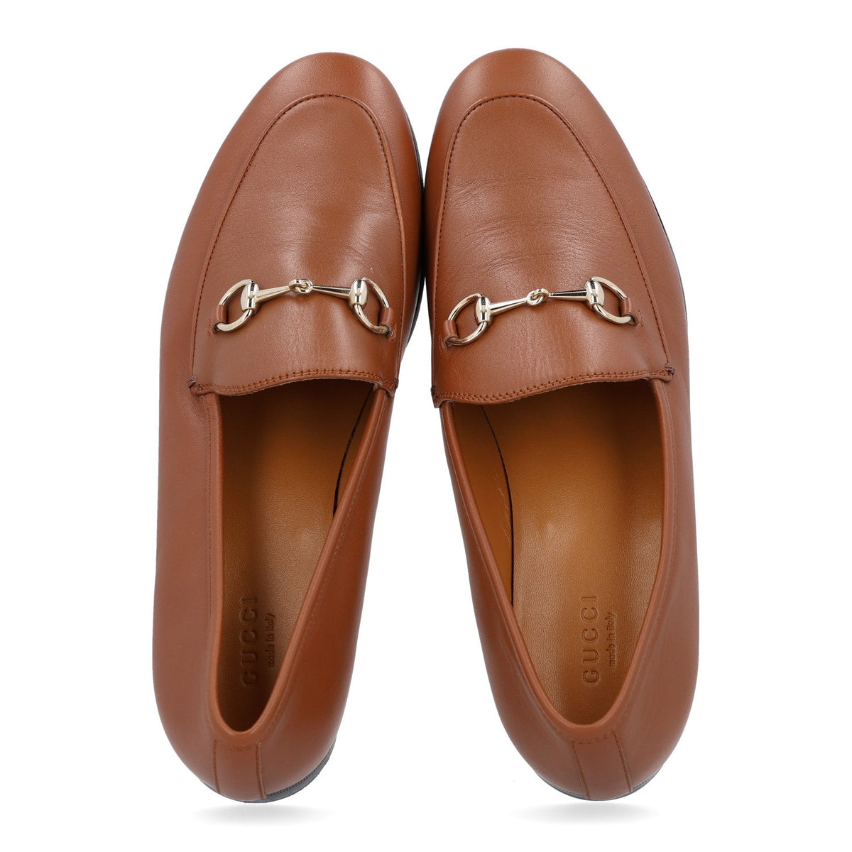 Calfskin Womens Jordaan Loafers 38.5 Sweet Chestnut