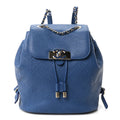 Caviar Quilted Backpack Blue