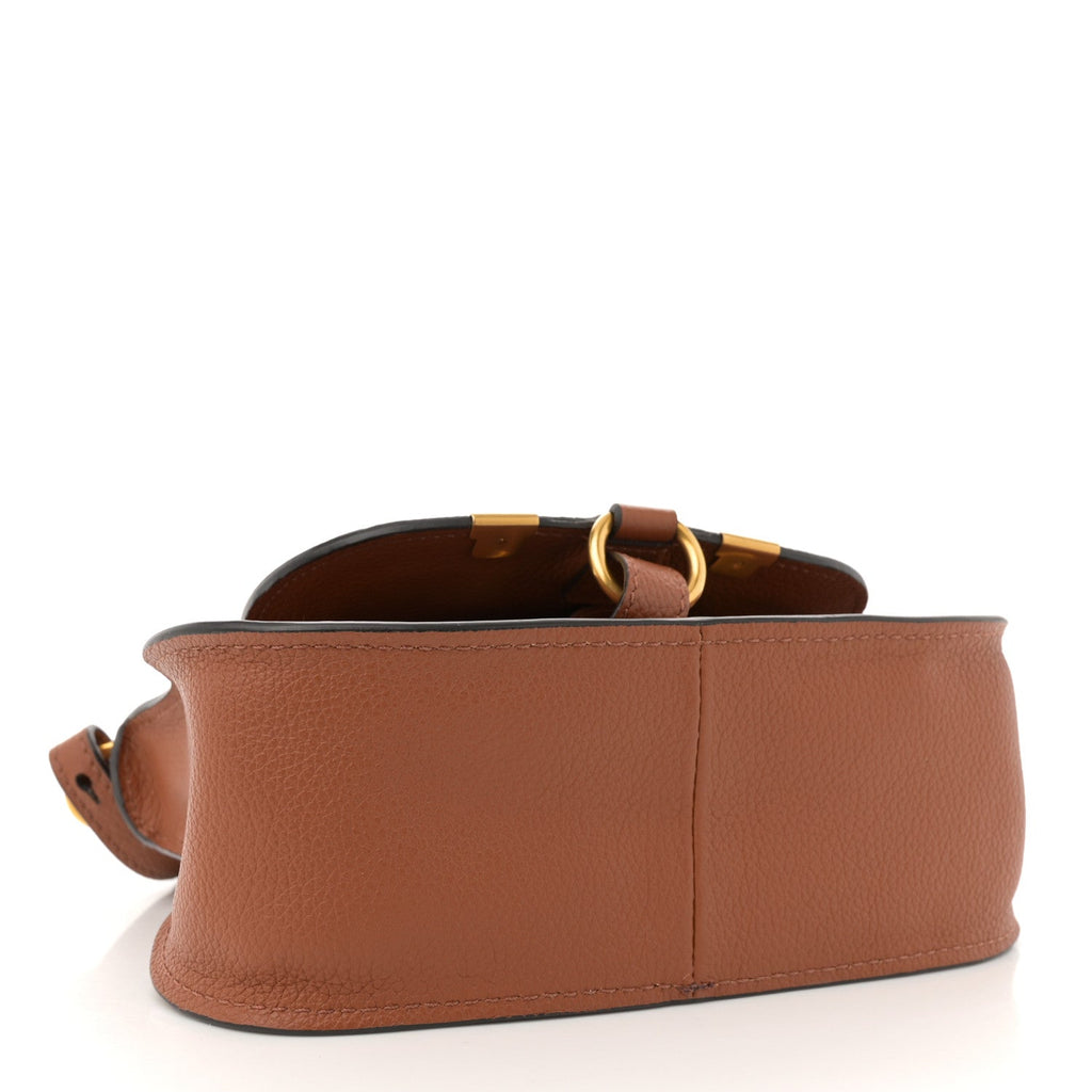 Calfskin Mini Marcie Satchel Tan