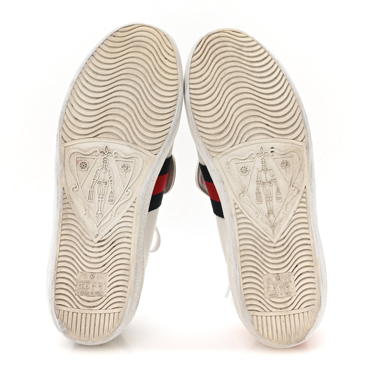 Calfskin Ayers Web Blind for Love Embroidered Womens Ace Sneakers 35.5 White
