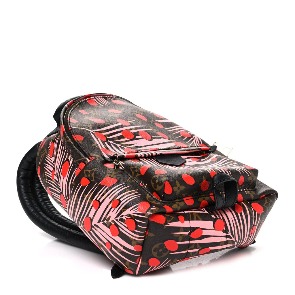 Monogram Jungle Dots Palm Springs Backpack PM Sugar Pink Poppy