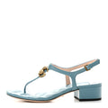 Nappa Matelasse Double G 35mm Thong Sandals 37.5 Sweet Blue