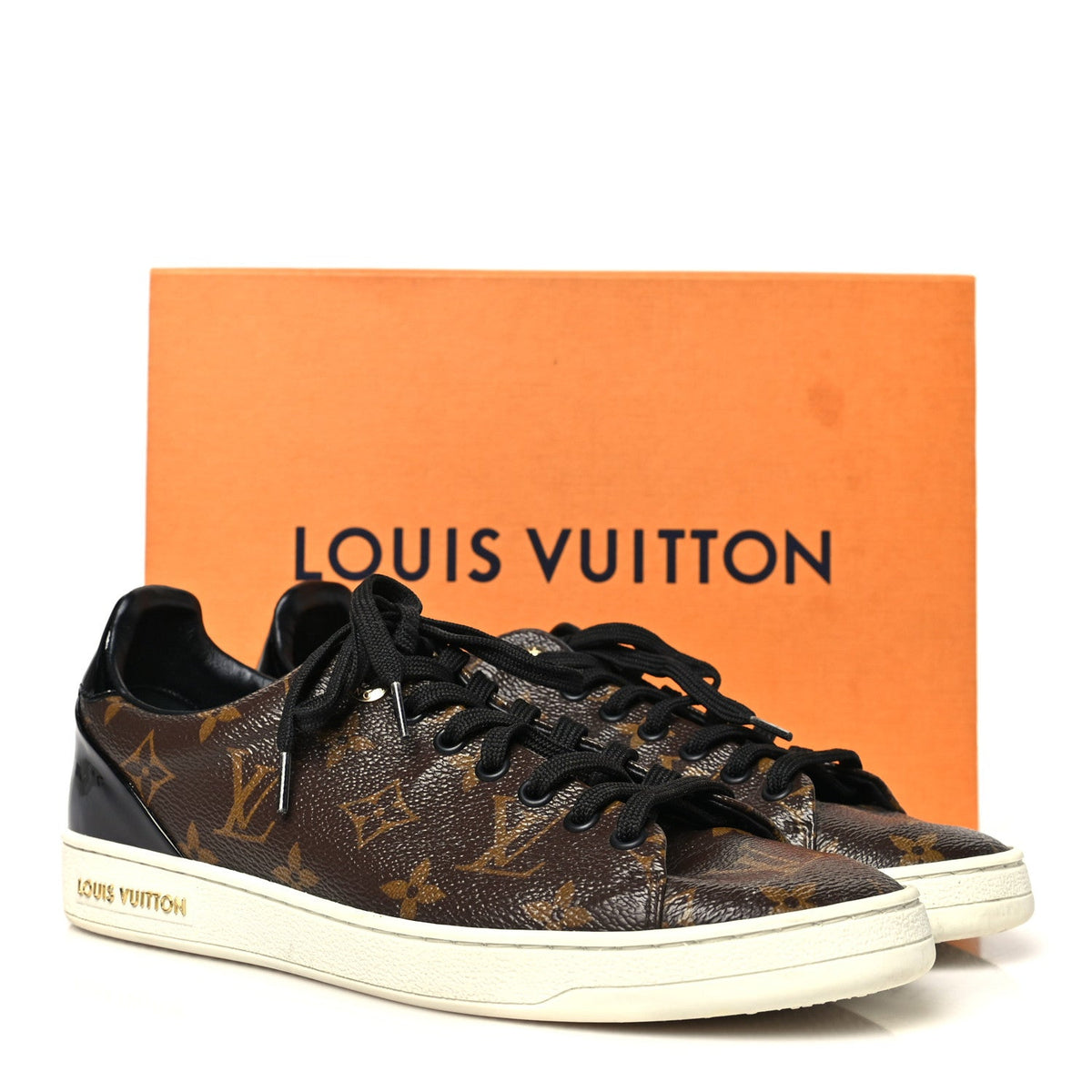 Patent Monogram Frontrow Sneakers 39