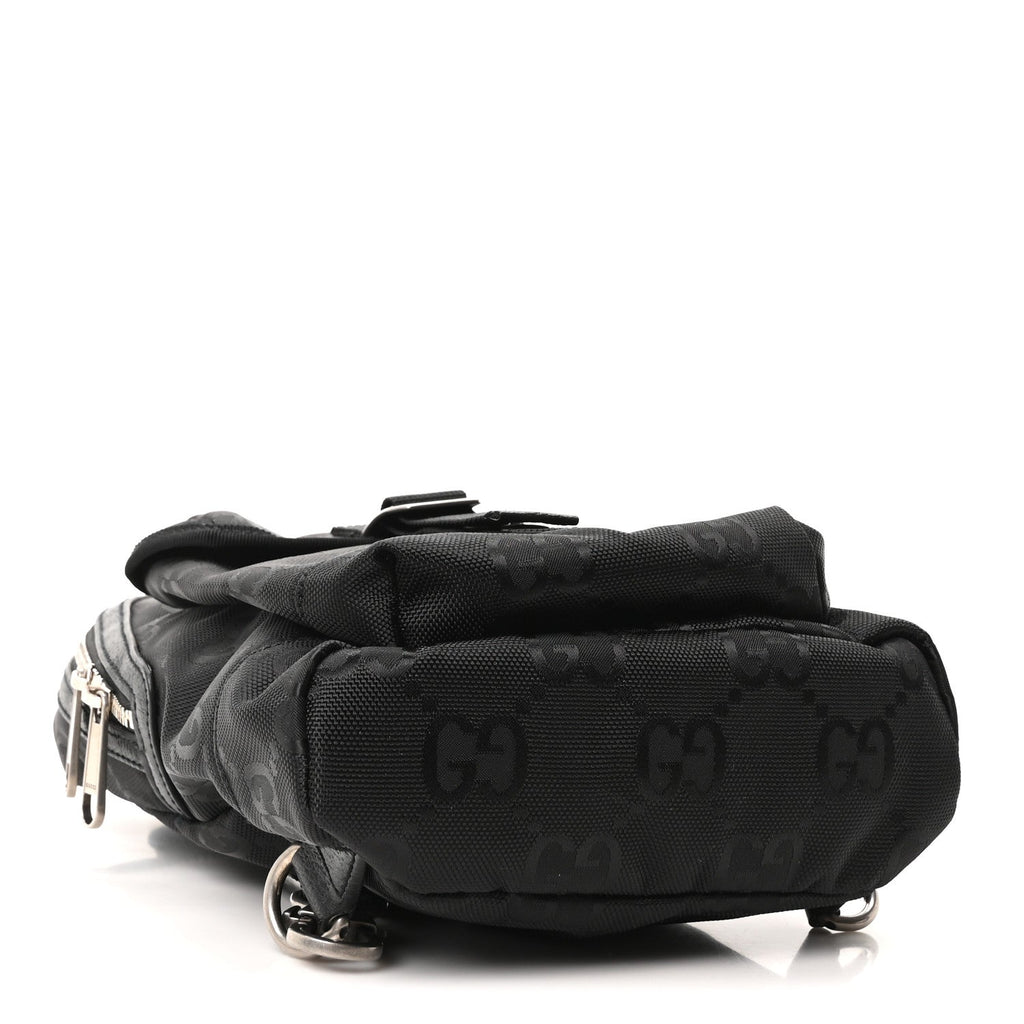 Econyl Nylon Monogram Off The Grid Sling Backpack Black