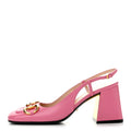 Malaga Kid Horsebit 75mm Slingback Pumps 37.5 Pink