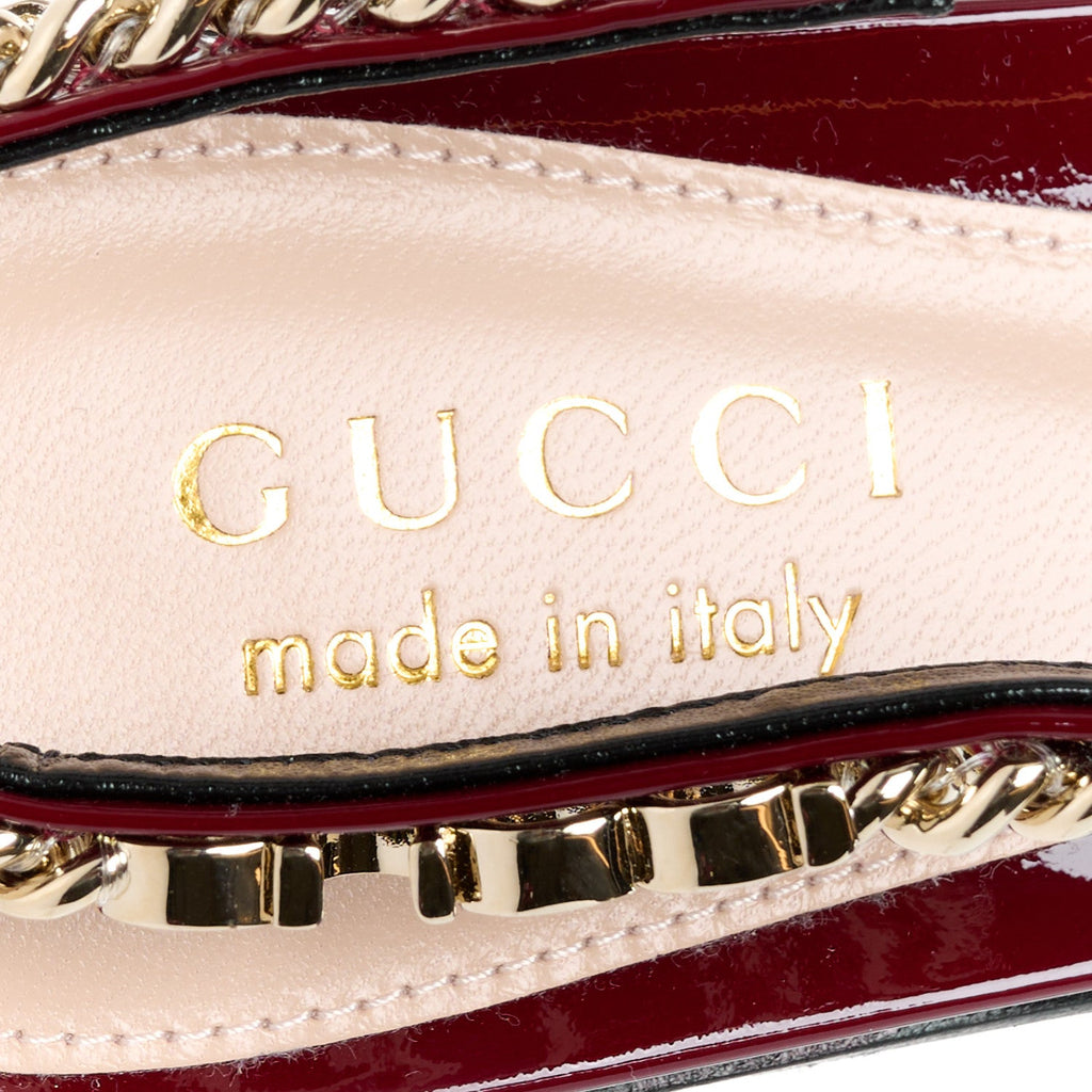 Patent Signoria Ballet Slingback Ballet Flat 36.5 Rosso Ancora