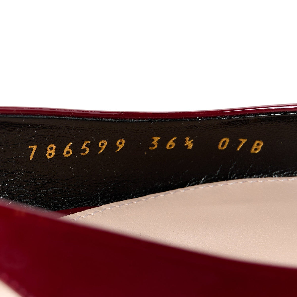 Patent Signoria Ballet Slingback Ballet Flat 36.5 Rosso Ancora