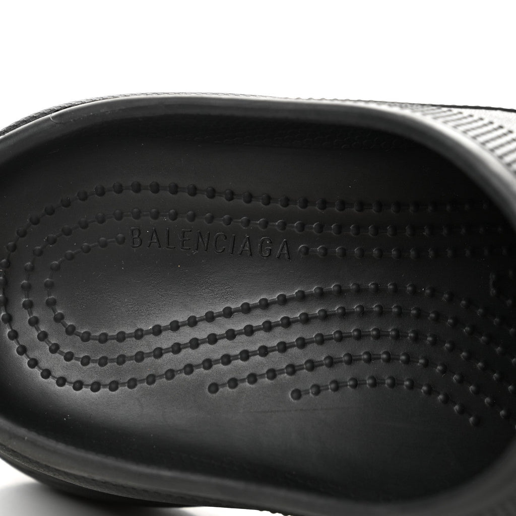 X CROCS Rubber Womens Pool Slides 36 Black