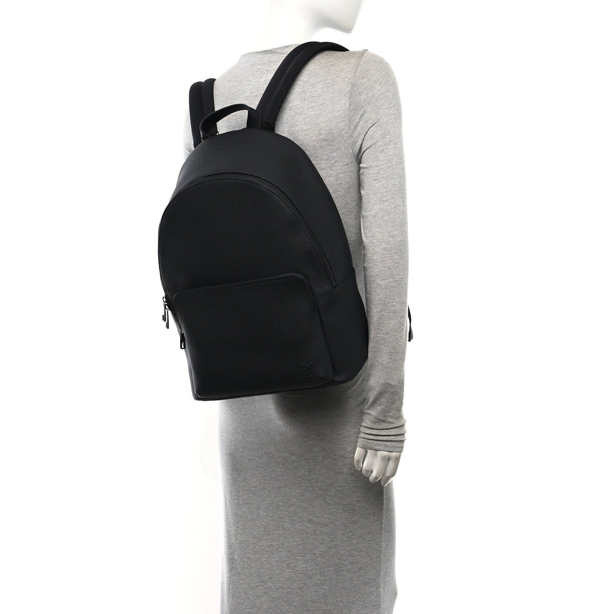 Calfskin Monogram Shadow Discovery Backpack Black