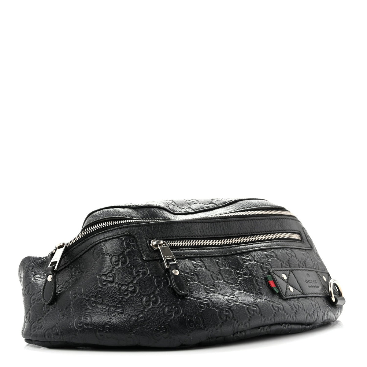 Guccissima Web Belt Bag Black