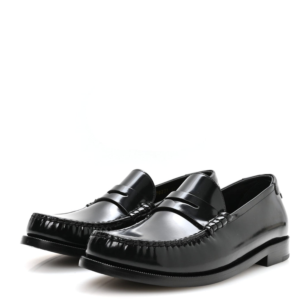 Magnum Lux Calfskin Mens Le Loafer 15 Moccassins 40 Black
