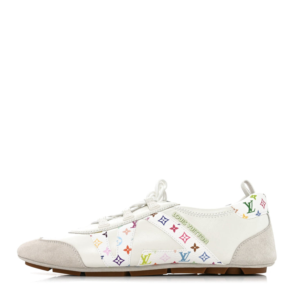 LV X TM Calfskin Monogram Multicolor Womens LV Sneakerina 40 White