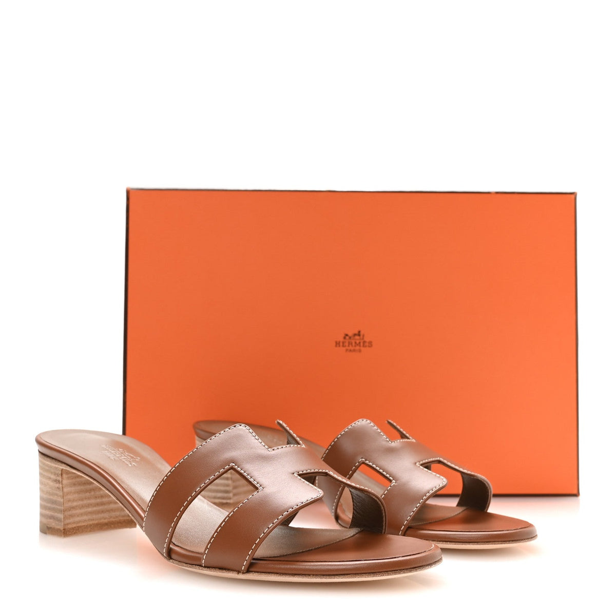 Calfskin Oasis Sandals 38 Gold