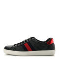GG Supreme Monogram Ayers Web Mens New Ace Sneakers 10 Black