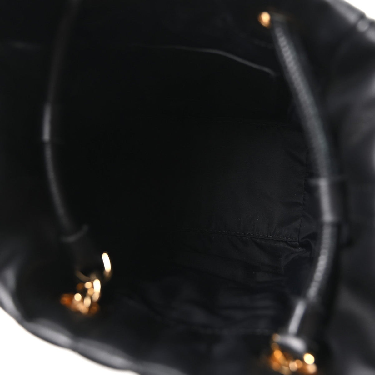 Lambskin Quilted Mini Lola Backpack Black