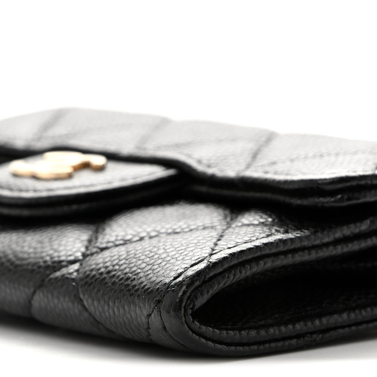 Caviar Quilted Belt Bag Black