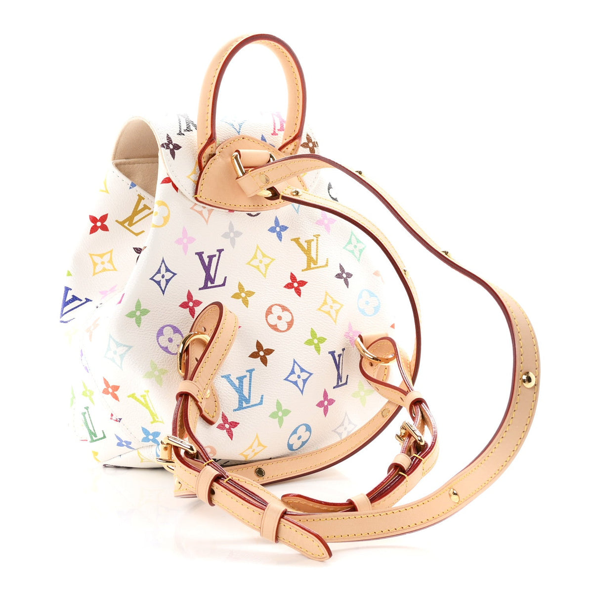 LV X TM Monogram Multicolor Venice Backpack White