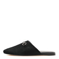 Fur Horsebit Womens Mules 37.5 Black