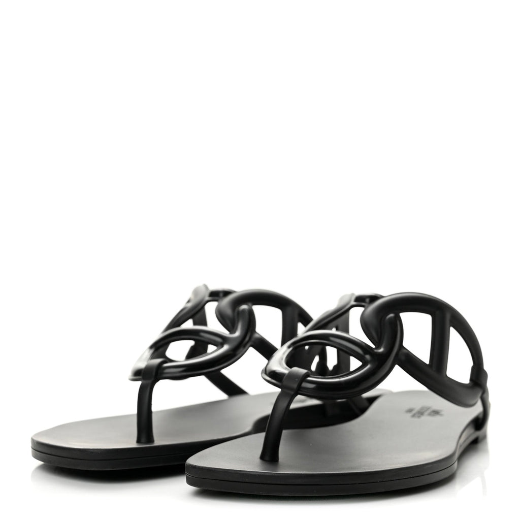 Rubber Womens Egerie Sandals 36 Black