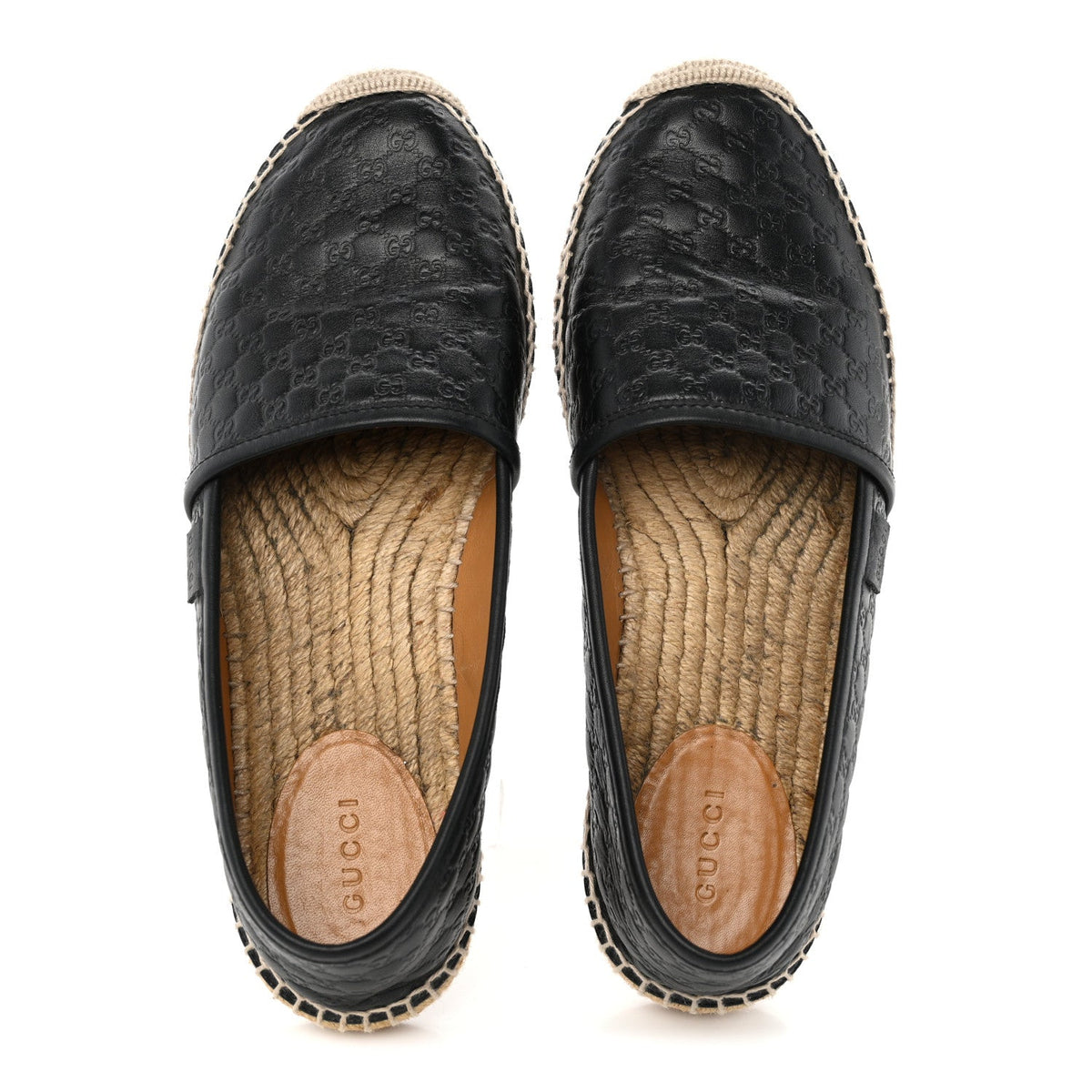 Microguccissima Signature Espadrilles 38.5 Black