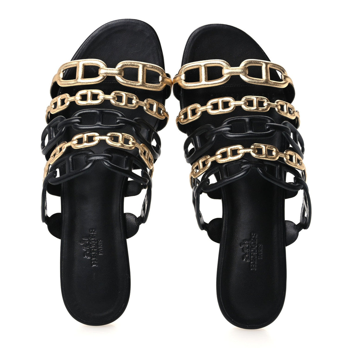 Nappa Thalassa Sandals 37 Black Doré
