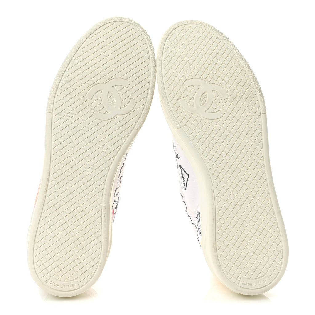 x Pharrell Williams Canvas Womens Sneakers 35.5 White Multicolor