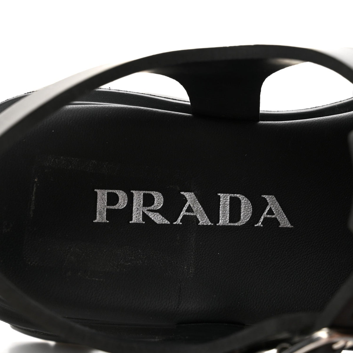 Foam Rubber Triangle Logo Monolith 55mm Cage Sandals 38 Black