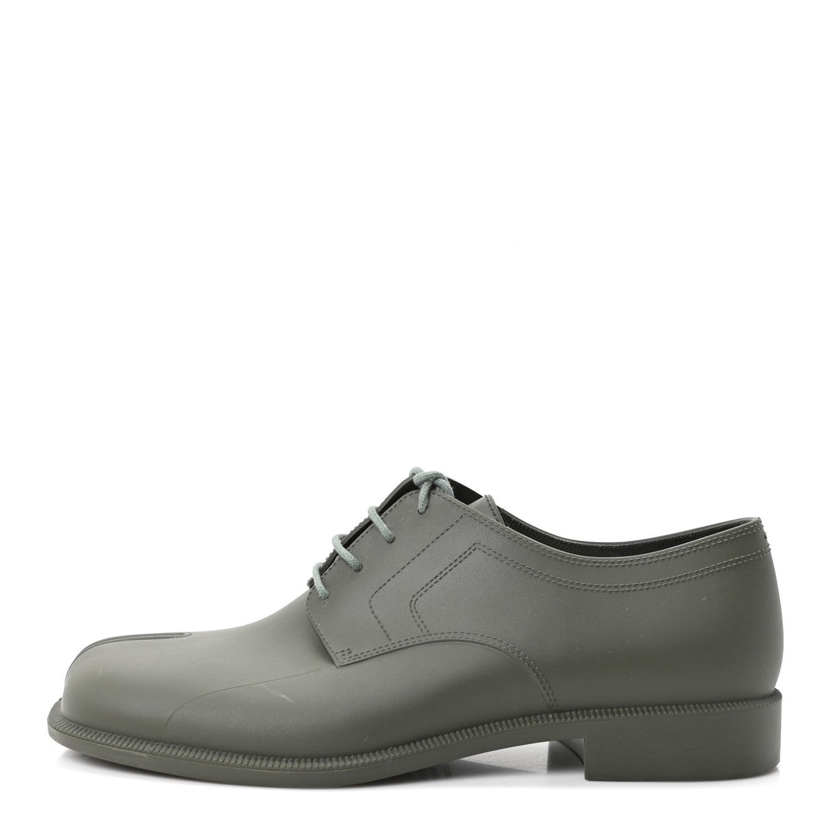 PVC Tabi Lace-Ups Derby 41 Green