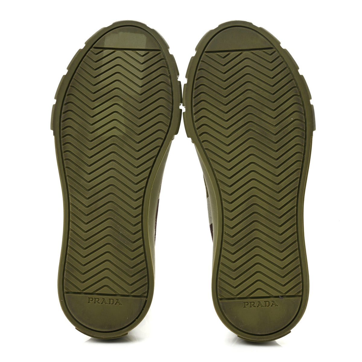 Denim Triangle Logo Camo Sneakers 35 Militare