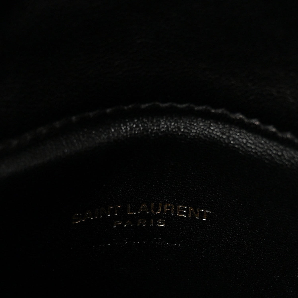 Lambskin Gabby Micro Bucket Bag Black