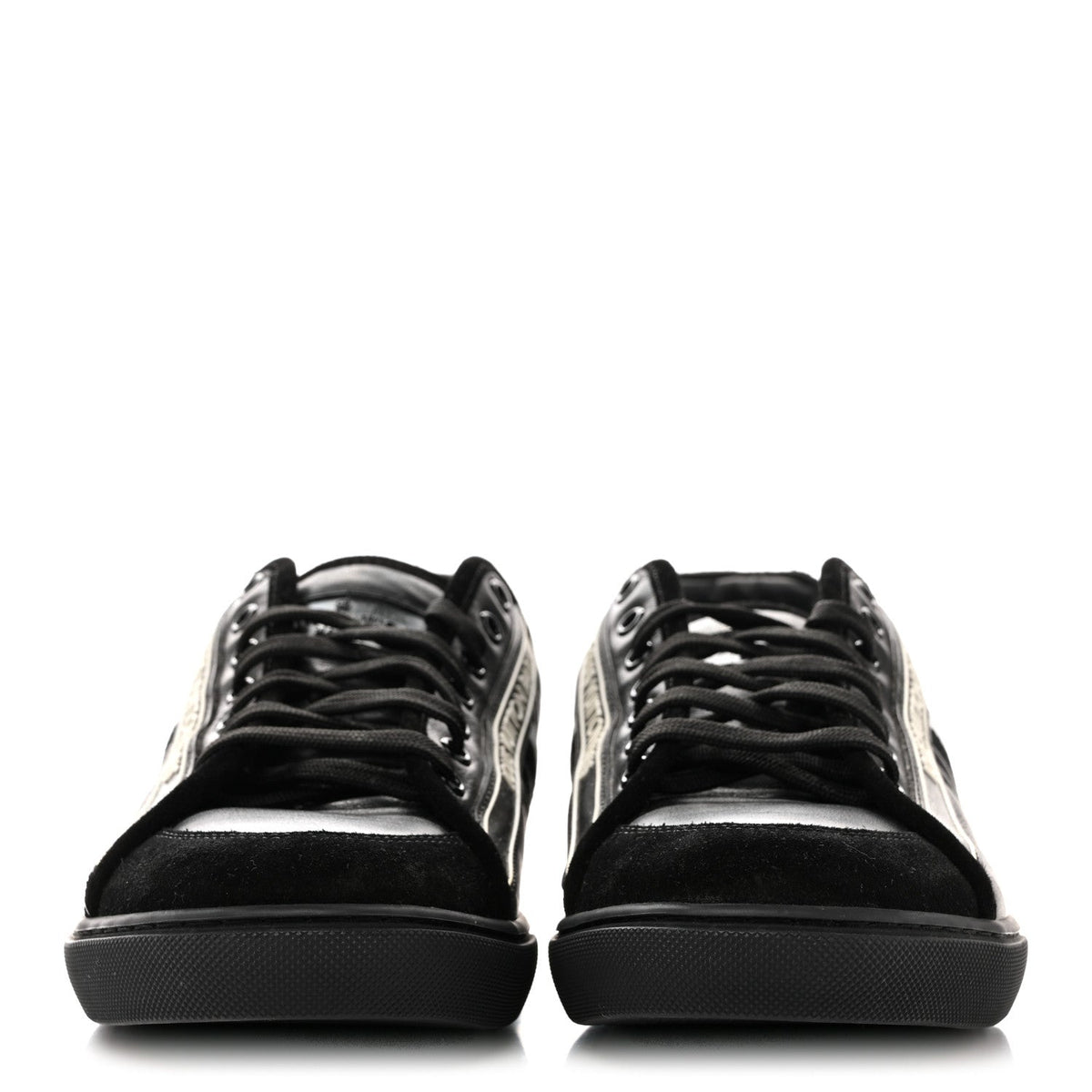 Calfskin Mens Cosmos Sneakers 8 Black