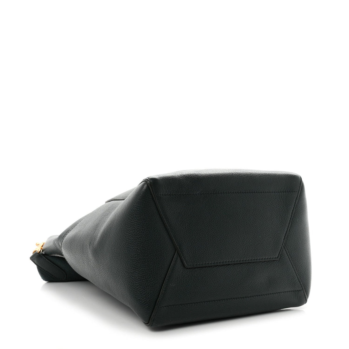 Soft Grained Calfskin Sangle Bucket Bag Amazone