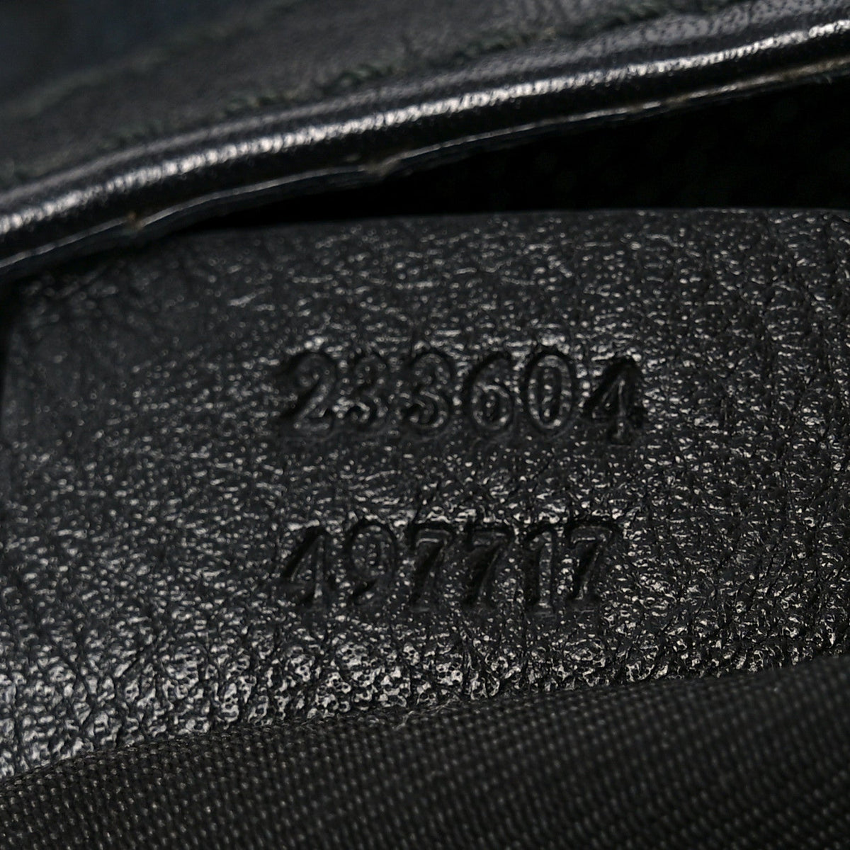 Monogram Large New Ladies Web Hobo Black