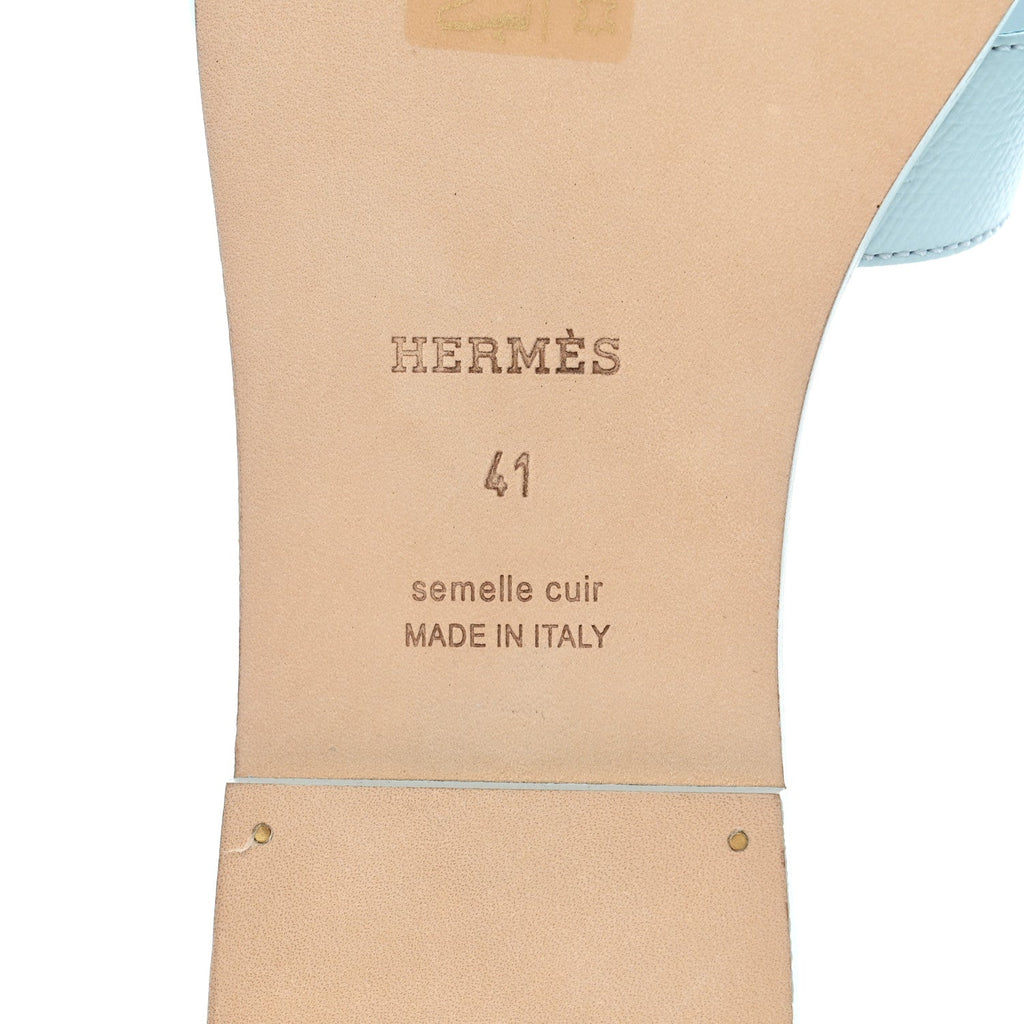Epsom Oran Sandals 41 Bleu Brume
