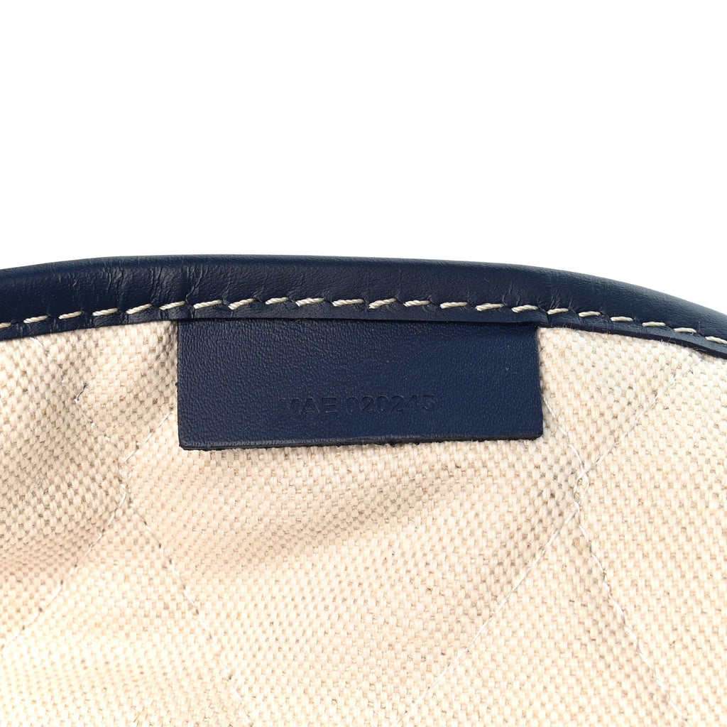 Goyardine Calfskin Alpin MM Backpack Navy
